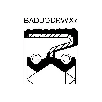 Auto-moto Těsnicí kroužek hřídele, rozvodovka CORTECO 49358040