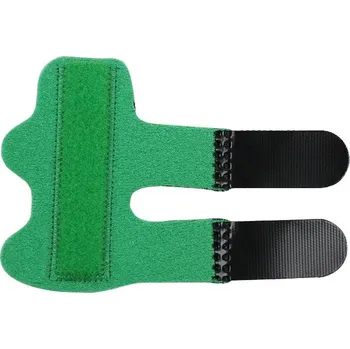 Prstová dlaha s nastavitelnou fixací | ortéza na prst - Zelený