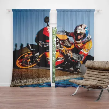 Závěs Sablio Závěsy Motorkář 2: 2 ks - 140x250 cm - Sablio