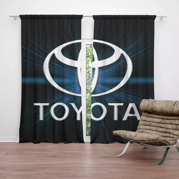 Závěs Sablio Závěsy Toyota Blue Glow: 2ks 140x250cm