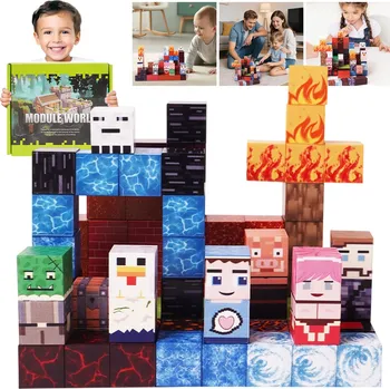 ostatní stavebnice STAVEBNICE 100 KS FANTASTICKÁ ZÁBAVA ROZVÍJÍ DĚTSKOU PŘEDSTAVIVOST