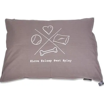 Pelíšek pro psa Lex&Max ortopedický polštář Cross béžový 100 cm + Doprava zdarma