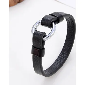 Náramek Elegantní kožený párový šňůrkový náramek | šperk - Styl F , 19 cm