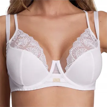 Podprsenka Ava podprsenka nevyztužená bílá velikost 80H