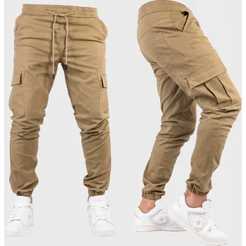 Pánské kalhoty Pánské kalhoty JOGGERY kapsáče CAMELOVÉ LORESTO vel. 36