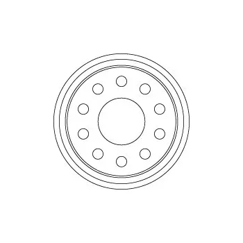 Brzdový kotouč Brzdový kotouč TRW DF6733S