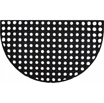 GUMOVÁ ROHOŽKA PŮLKRUHOVÁ AŽUROVÁ 75x45 cm