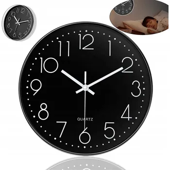 Hodiny Nástěnné hodiny Bedee černé 30 cm
