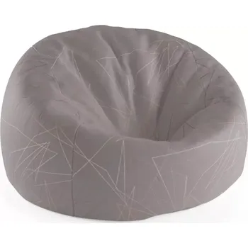 Sedací pytel Sablio Sedací vak Cocoon Trojúhelníková abstrakce - 115 x 75 cm x 45 cm - Sablio