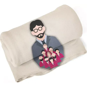 deka Sablio Deka Money heist Profesor a jeho tým Béžová - 190x140 cm