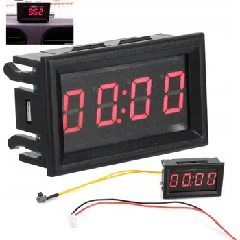 Hodiny LED Elektronické Digitální Hodiny do Auta