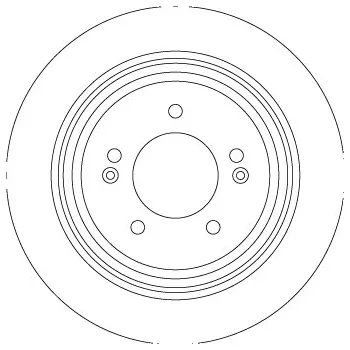 Brzdový kotouč Brzdový kotouč TRW DF6573