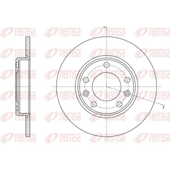 Brzdový kotouč Brzdový kotouč REMSA 61585.00