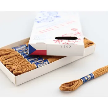 Niťárna Vyšívací příze Mouline 7152 - zlatá