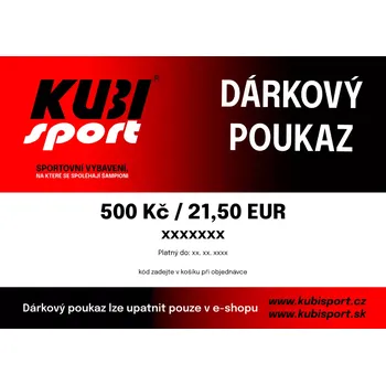 Dárková visačka Dárkový poukaz v hodnotě 500 Kč / 21,50 EUR