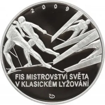 Česká republika. 200 Kč 2009. Mistrovství světa v klasickém lyžování. Špičková kvalita.