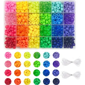 kreativní sada Ploché duhové korálky sada písmen | kreativní doplněk - TZ600-2