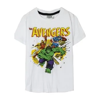 Chlapecké tričko Dětské tričko Marvel|Avengers: Team (velikost 12 let) bílá bavlna