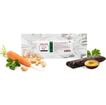 TELCEK Hovězí proteinová tyčinka (hovězí, kešu, švestky, sušená zelenina), 50 g