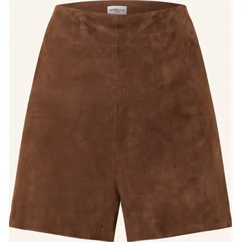 Dámské kraťasy Marella Dámské Kožené Šortky Mlsspiga, hnědá, 34