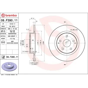 Brzdový kotouč Brzdový kotouč BREMBO 08.F390.11