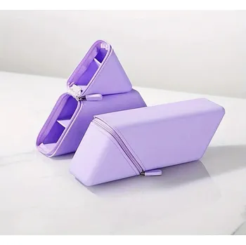 Penál Rozšiřitelný silikonový školní penál | pouzdro do školy - fialová