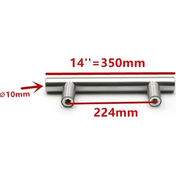 Nábytkové kování Nerezové nábytkové madlo moderní | úchytka - 14 palců 224 mm