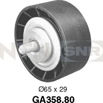Vratná/vodicí kladka, klínový žebrový řemen SNR GA358.80