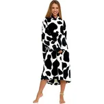 Mikinová deka maxi Milky bílo-černá uni