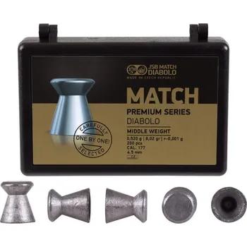 Vzduchovka Diabolky JSB Match PREMIUM Middle Weight 4,5mm