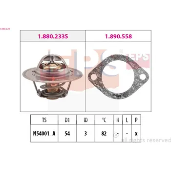 Motor automobilu Termostat, chladivo EPS 1.880.329