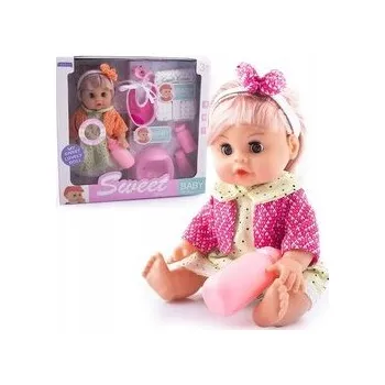 Panenka Lalka bobas z włosami, mówiąca, sikająca akcesoria