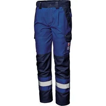montérky PRAPOR POLYTECH PLUS / Dvouvrstvé multinormní kalhoty s reflexními prvky - modrá 50