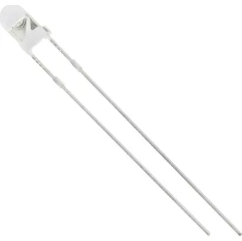 Polovodič HuiYuan 3004R1C-DHE-A LED s vývody červená kulatý 3 mm 600 mcd 40 ° 20 mA