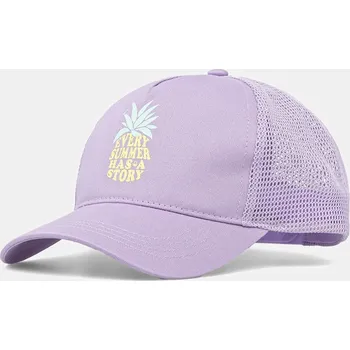 Čepice Dětská baseballová čepice United Colors of Benetton 6XJNCA02L.G.Seasonal fialová 04X, vel. 54