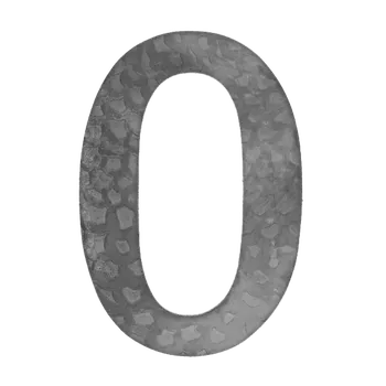 Domovní číslo číslo domové 0, 170x90mm zdobené, bez povrchovej úpravy