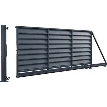 Plot Polargos Mistral brána posuvná bez pohonu, šířka 4000 x výška 1495 mm pravá