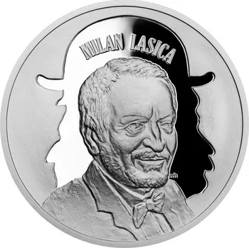 Stříbrná uncová medaile L&S Milan Lasica proof