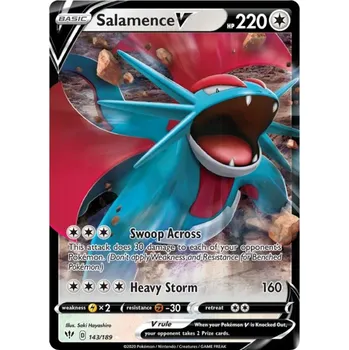 Sběratelská karetní hra Salamence V 143/189 - Darkness Ablaze