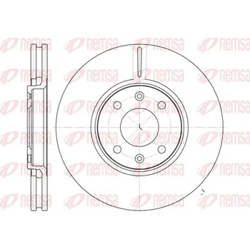 Brzdový kotouč Brzdový kotouč REMSA 6587.10
