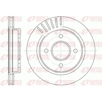 Brzdový kotouč Brzdový kotouč REMSA 6160.10
