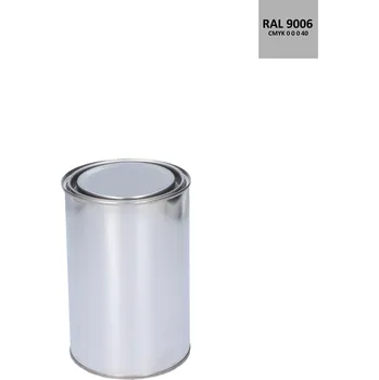 Lak na dřevo Barva antikorozní polomatná na zinek 1 kg stříbrná