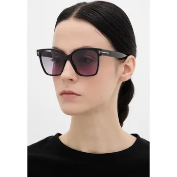 Sluneční brýle Sluneční brýle Tom Ford Iris FT1312.5601B černá 99X, vel. 56