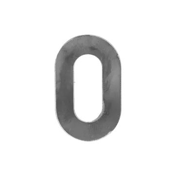 číslo domové 0, 120x80x3mm hladké, bez povrchovej úpravy