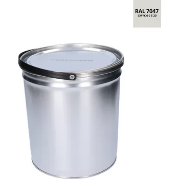 Lak na dřevo Barva antikorozní polomatná na zinek 5 kg bledě-šedá 3