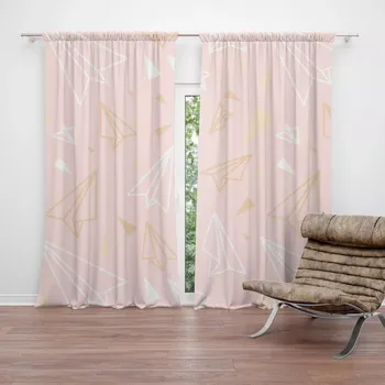 Závěs Sablio Závěsy Papírové vlaštovky: 2 ks - 140x250 cm - Sablio