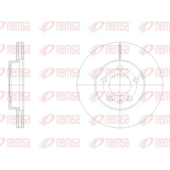 Brzdový kotouč Brzdový kotouč REMSA 62119.10