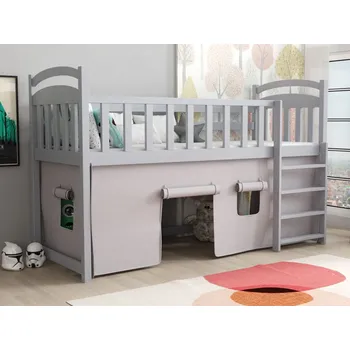 Dětská postel Patrová postel pro 1 - Aramis Barva dřeva: Šedá, 80x180