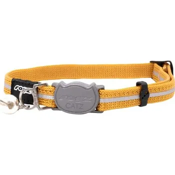 Rogz Alley Cat Safety obojek pro kočku zlatý vel. S