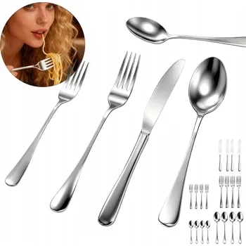 Příbor Sada příborů Bedee naczynia ze stali nierdzewnej 20 ks